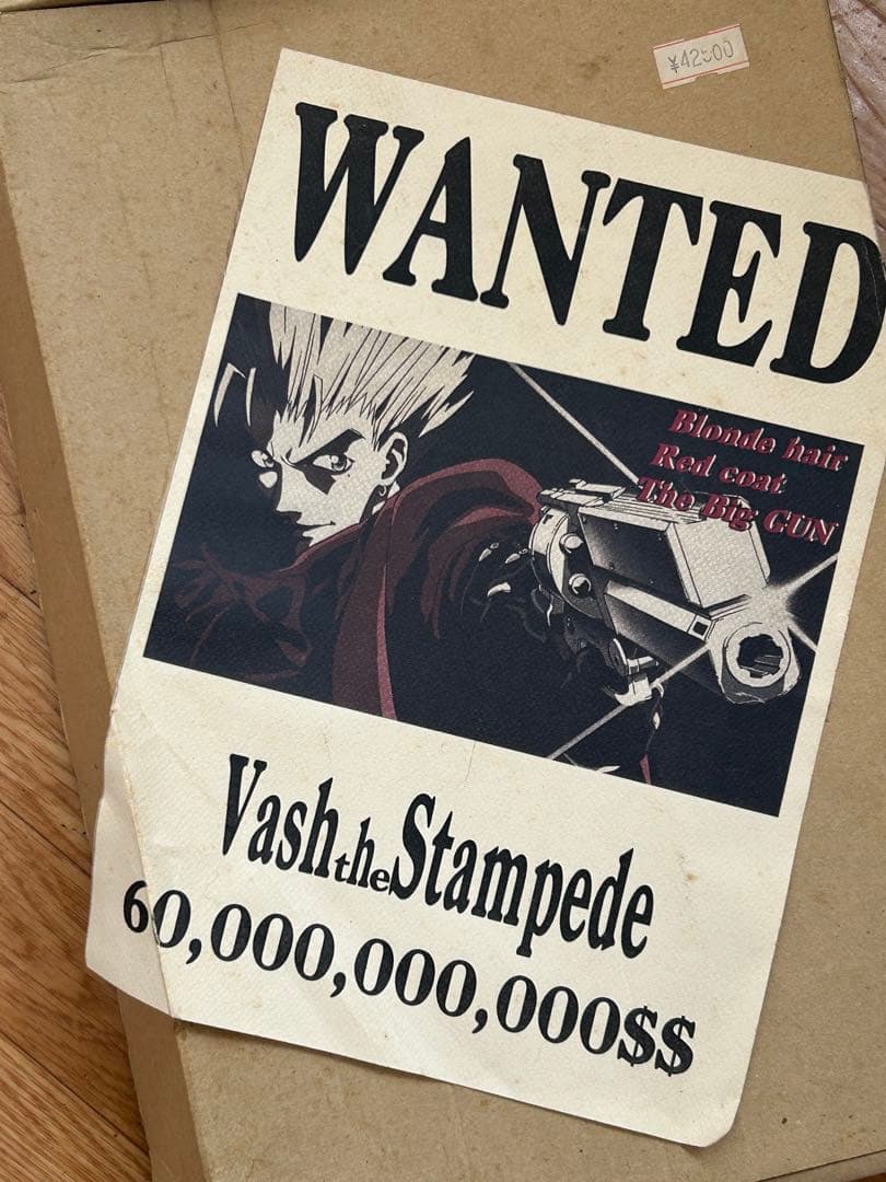 トライガン Vash the Stampede WANTEDポスター