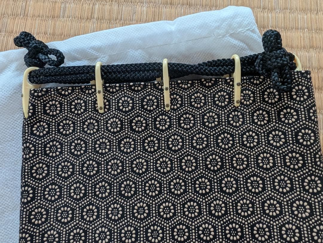 印傳屋巾着袋 甲州印伝　合切袋 和装小物