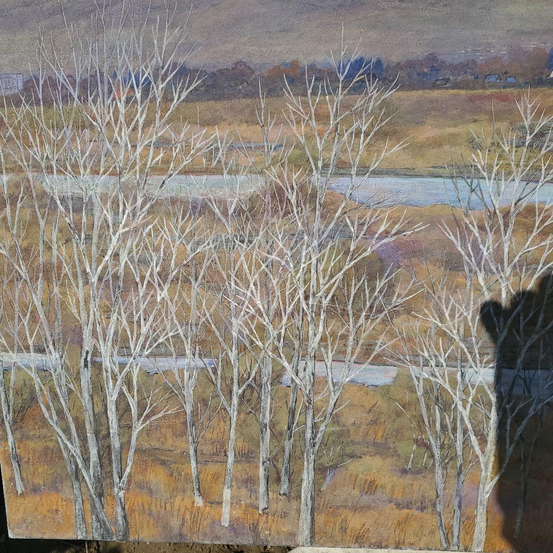 1967年 T.TOMIYA 頓宮隆輔 8号『風景画』/画寸46cm×38cm/ 1967年 T