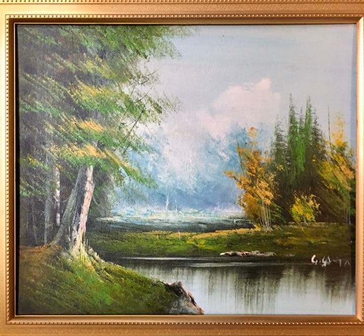 絵画 油彩  風景画