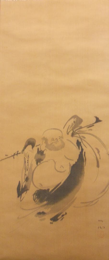 掛け軸 三神農 紙本 希少 軸装 茶道具 掛軸 美品 です。