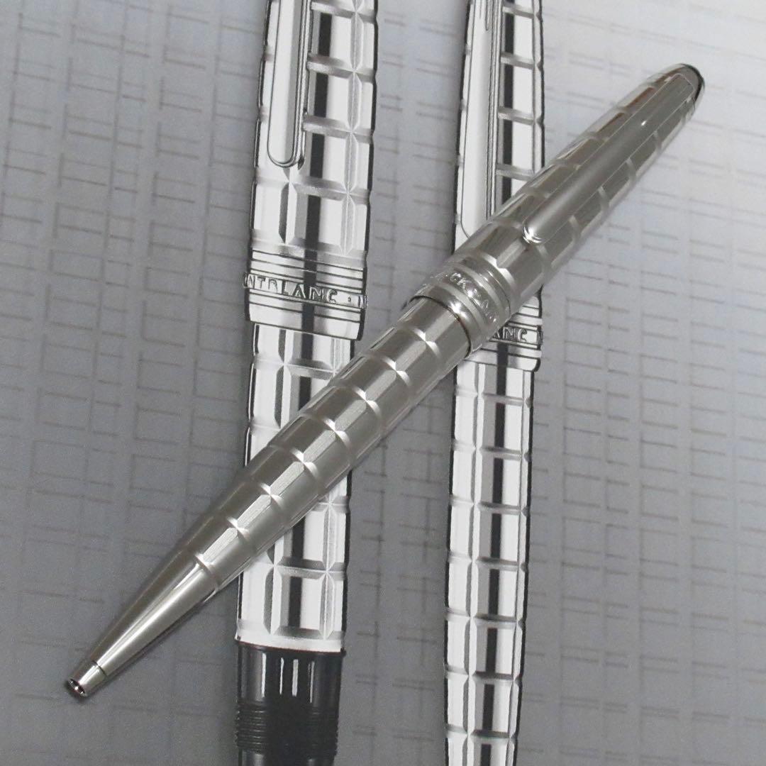 モンブラン ボールペン 164 ソリテール プラチナプレート ファセット