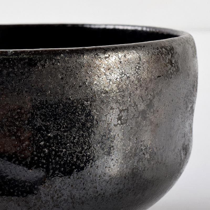 茶道具 楽吉左衛門 黒楽茶碗 時代箱付 M R8543 - メルカリ