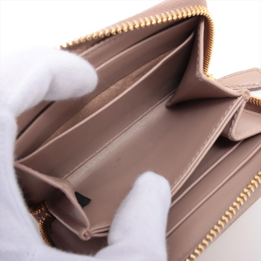 PRADA プラダ ヴィッテロムーブ 1MM268 レザー 財布 ピンク 革