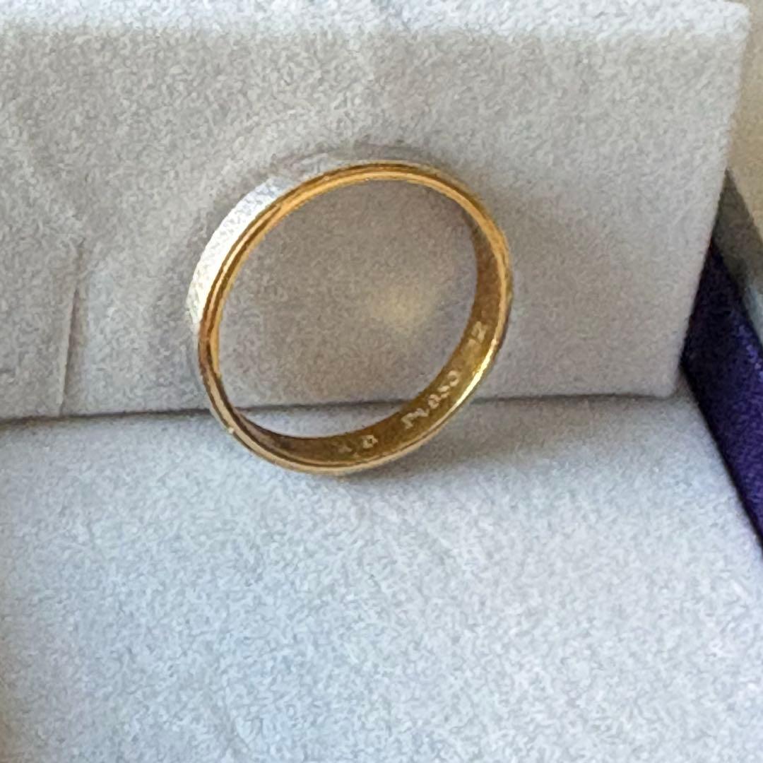 k18 pt850シンプルリング