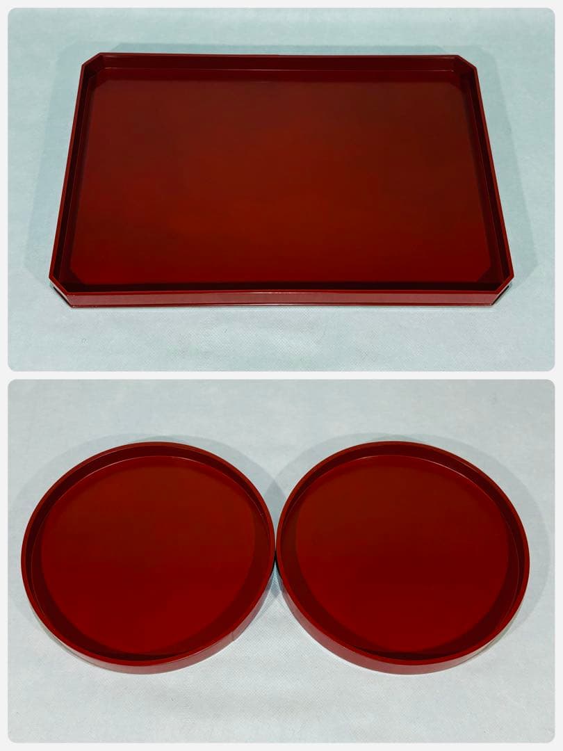 天然木　朱塗　懐石道具セット　美品　茶道具　懐石道具　送料込