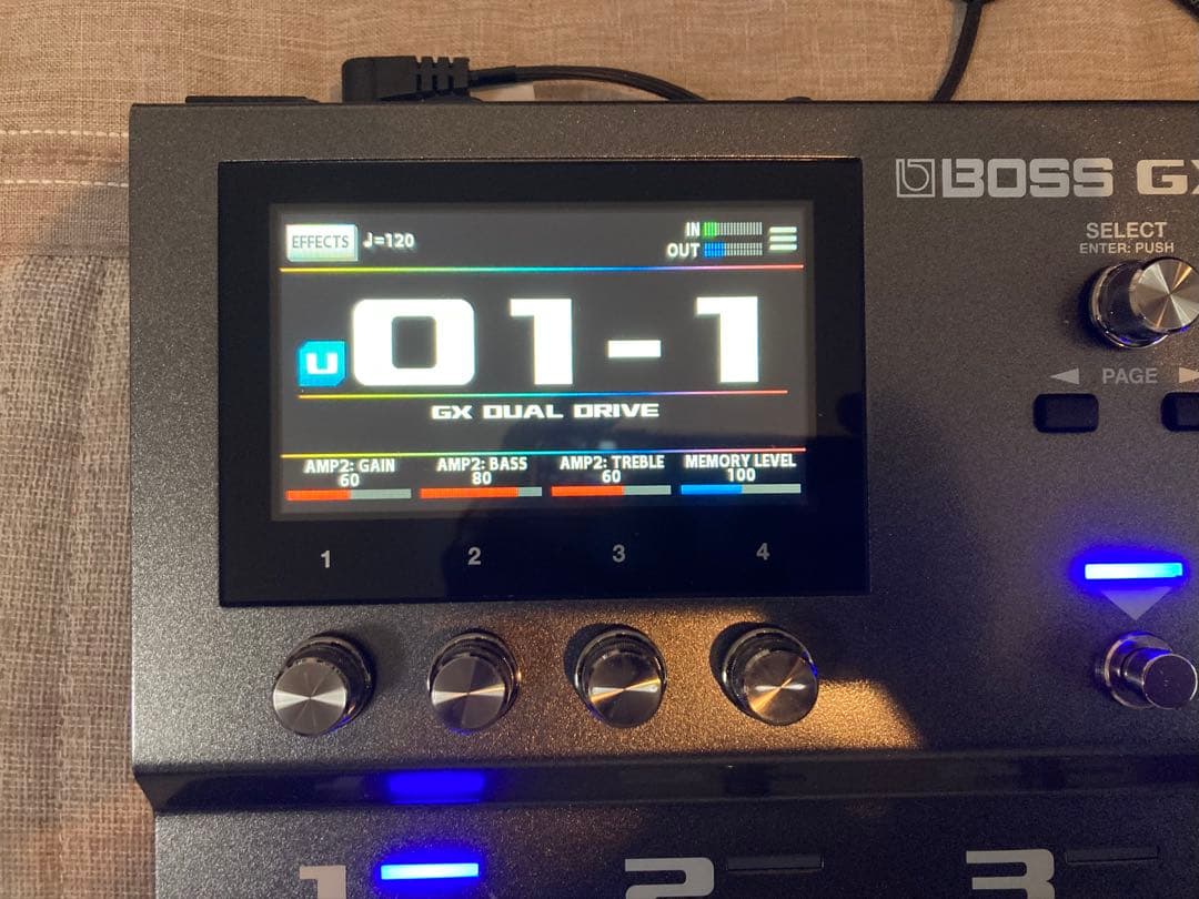 も*る様 BOSS GX-100 エフェクター　箱有り