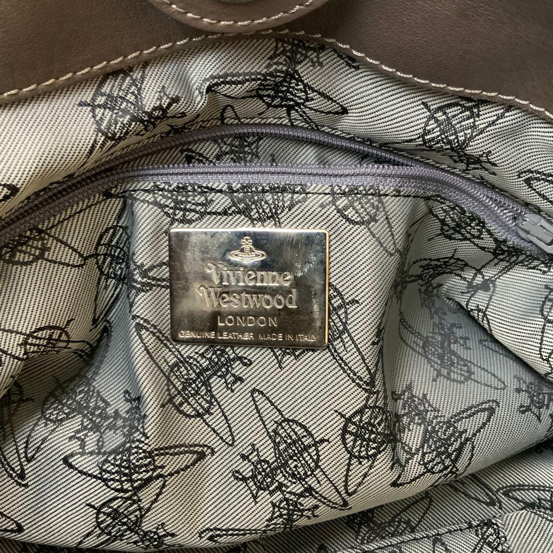 ヴィヴィアンウエストウッド レザー ショルダーバッグ
