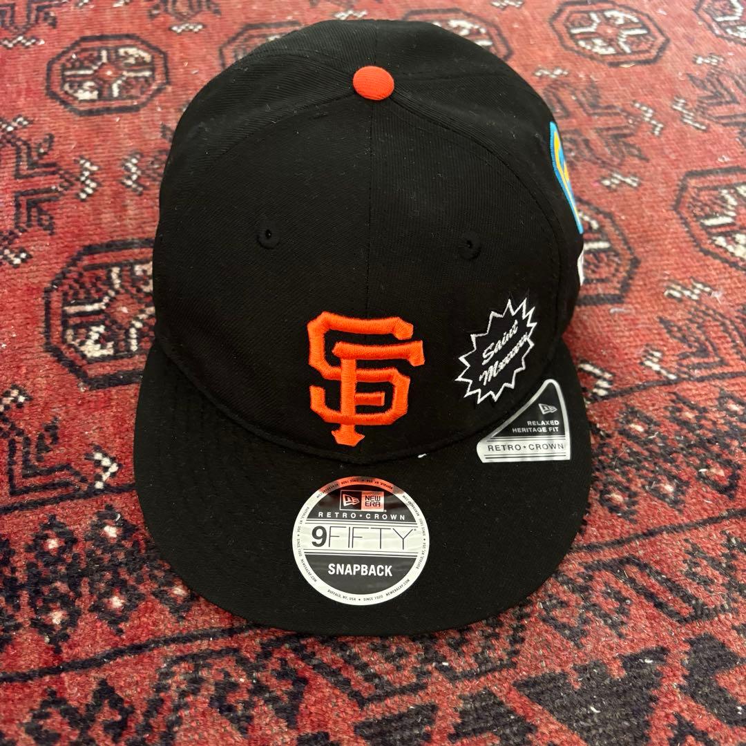 セントマイケル x New Era 9fifty SF Giants RC 9FIFTY サンフランシスコ・ジャイアンツ ブラック - SAINT MXXXXXX