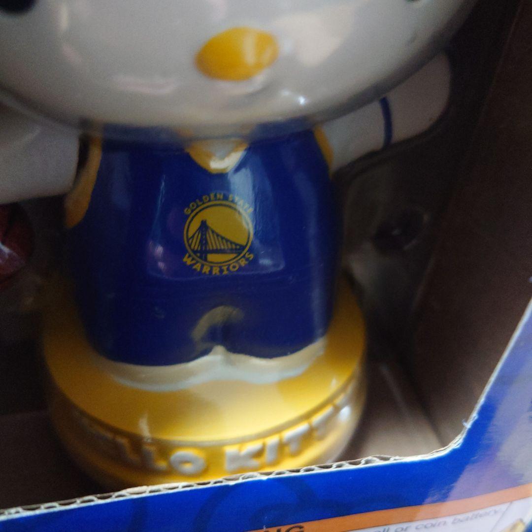 ハローキティ　ボブルヘッド　NBA非売品2025　ウォーリアーズ