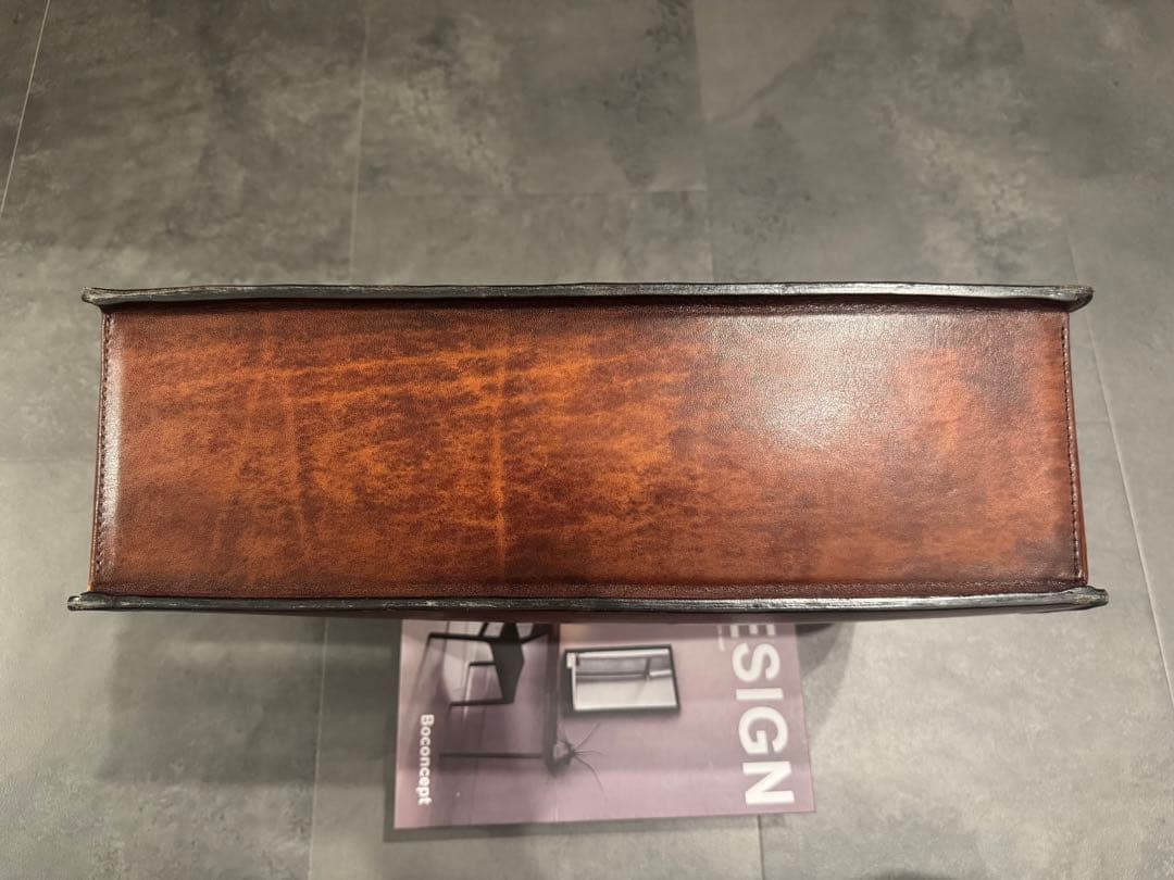 美品 青木鞄 Lugard G3 ダレスバッグ ビジネスバッグ 本革 ブラウン