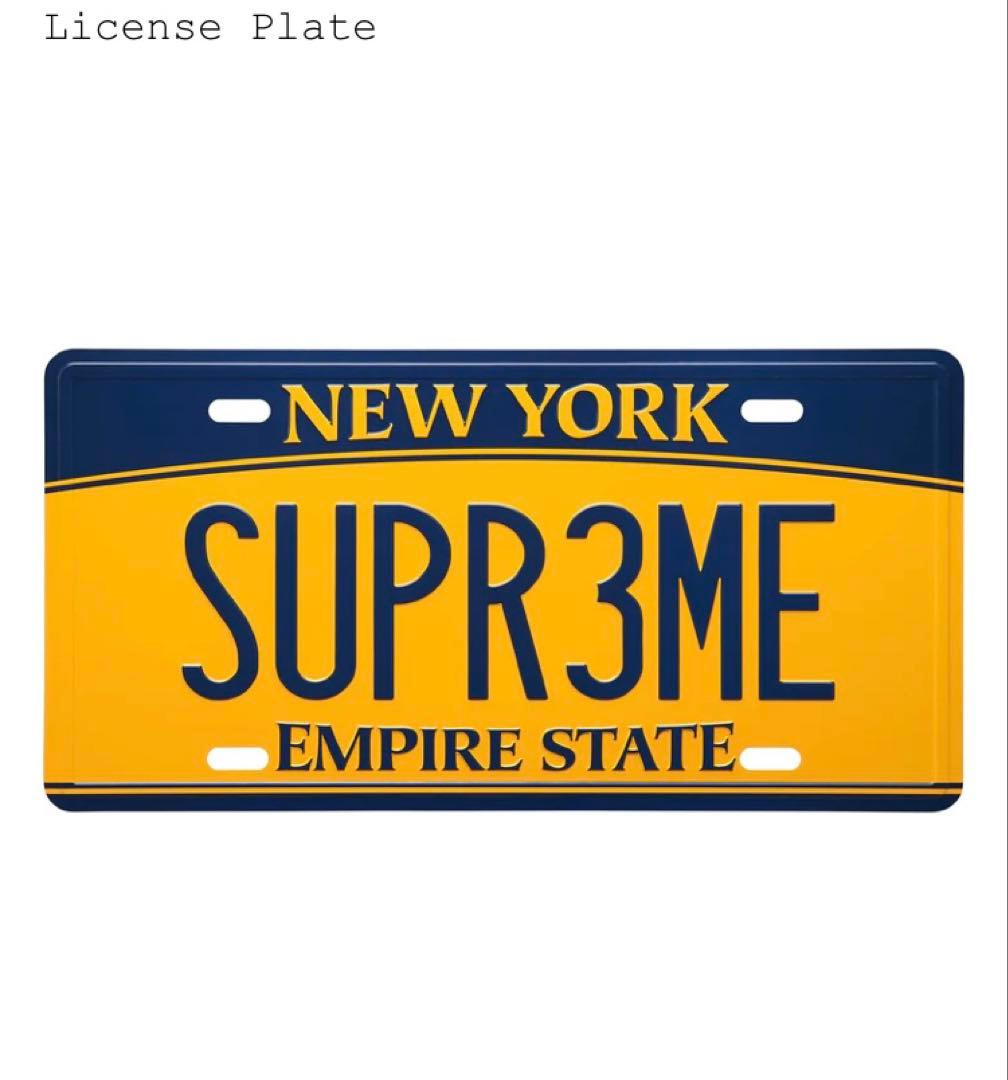 セキュリティ Supreme License Plate \"Multi\"