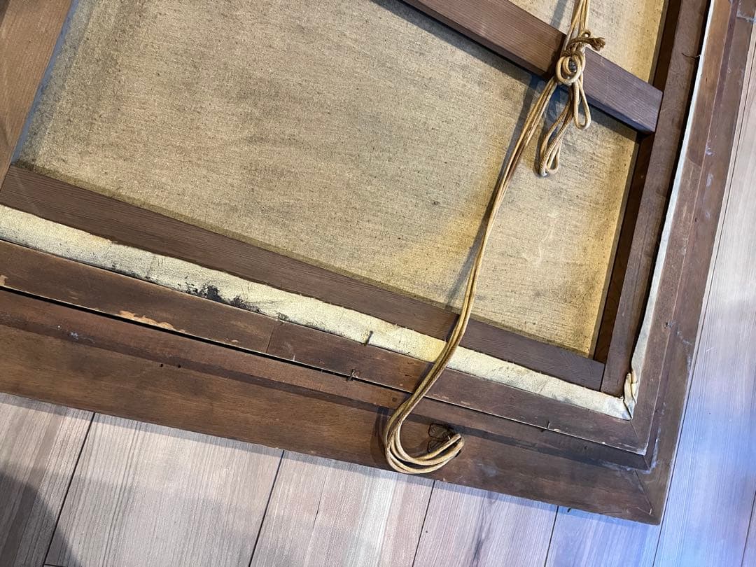 風景画 油彩額縁付き