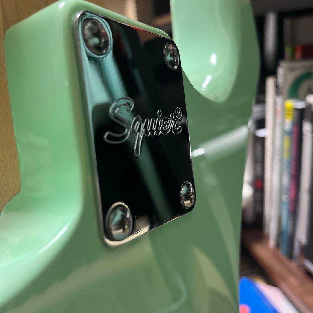 週末まで限定価格　美品　Squire storatcaster サーフグリーン
