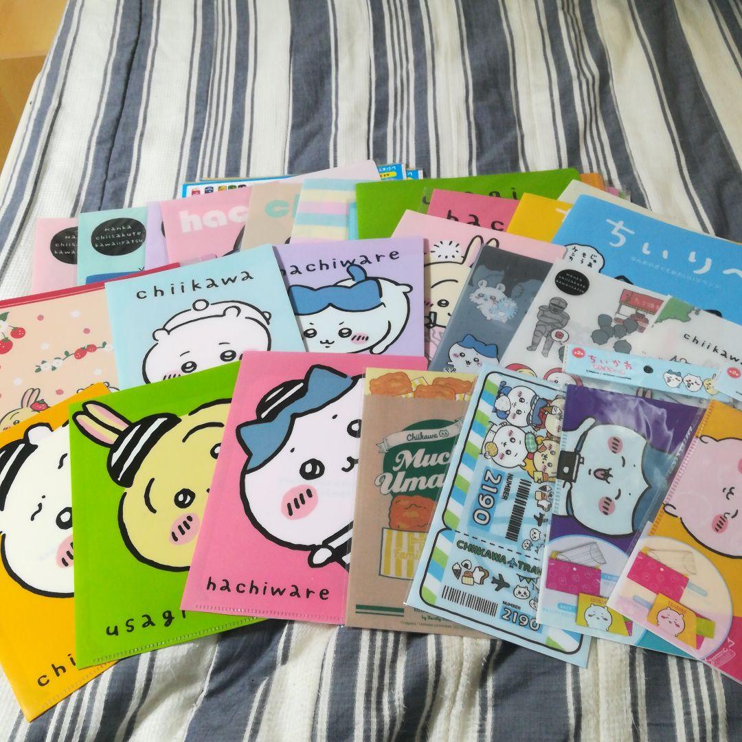 ちいかわクリアファイル等42枚セット ちいかわ ダイカットクリアファイル5P（お宝） | ちいかわマーケット