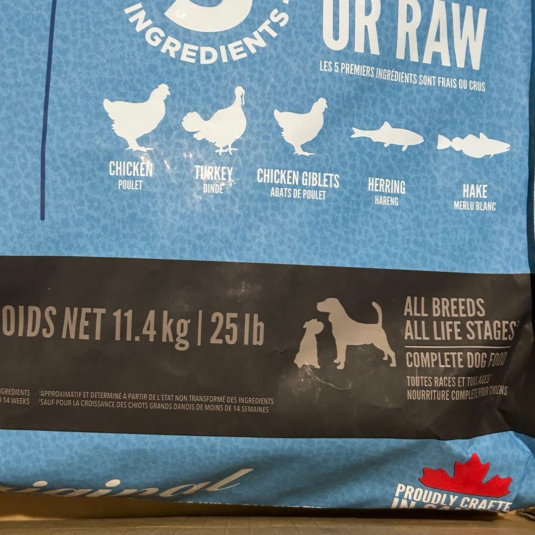 カナダ産 オリジン オリジナル 11.4kg