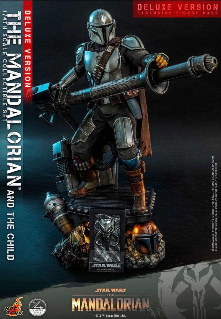 クオーター・スケール マンダロリアン＆ザ・チャイルド（２体セット）［ボーナス付］