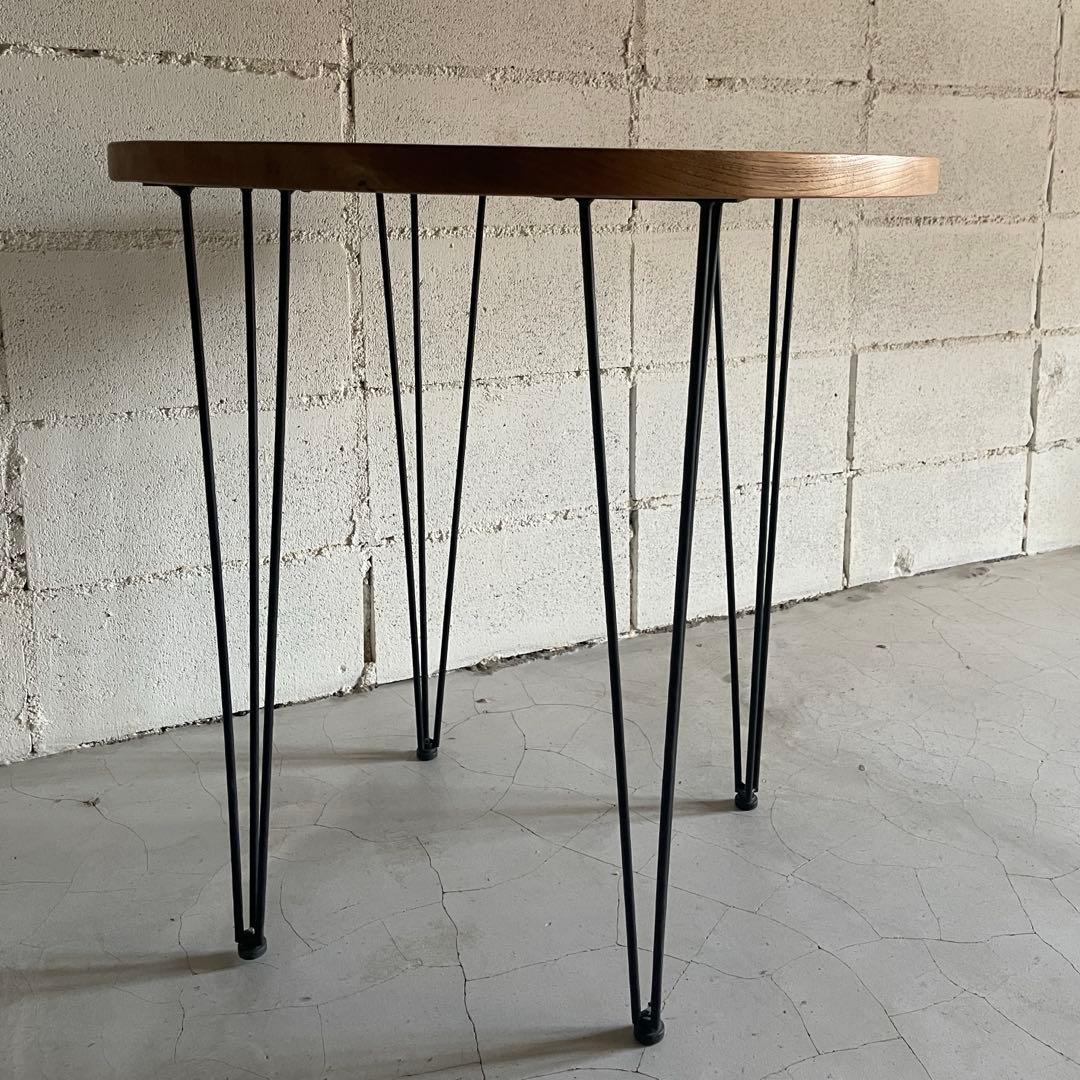 カナ　オーク無垢材　ダイニングテーブル　ラウンドテーブル　ヴィンテージ