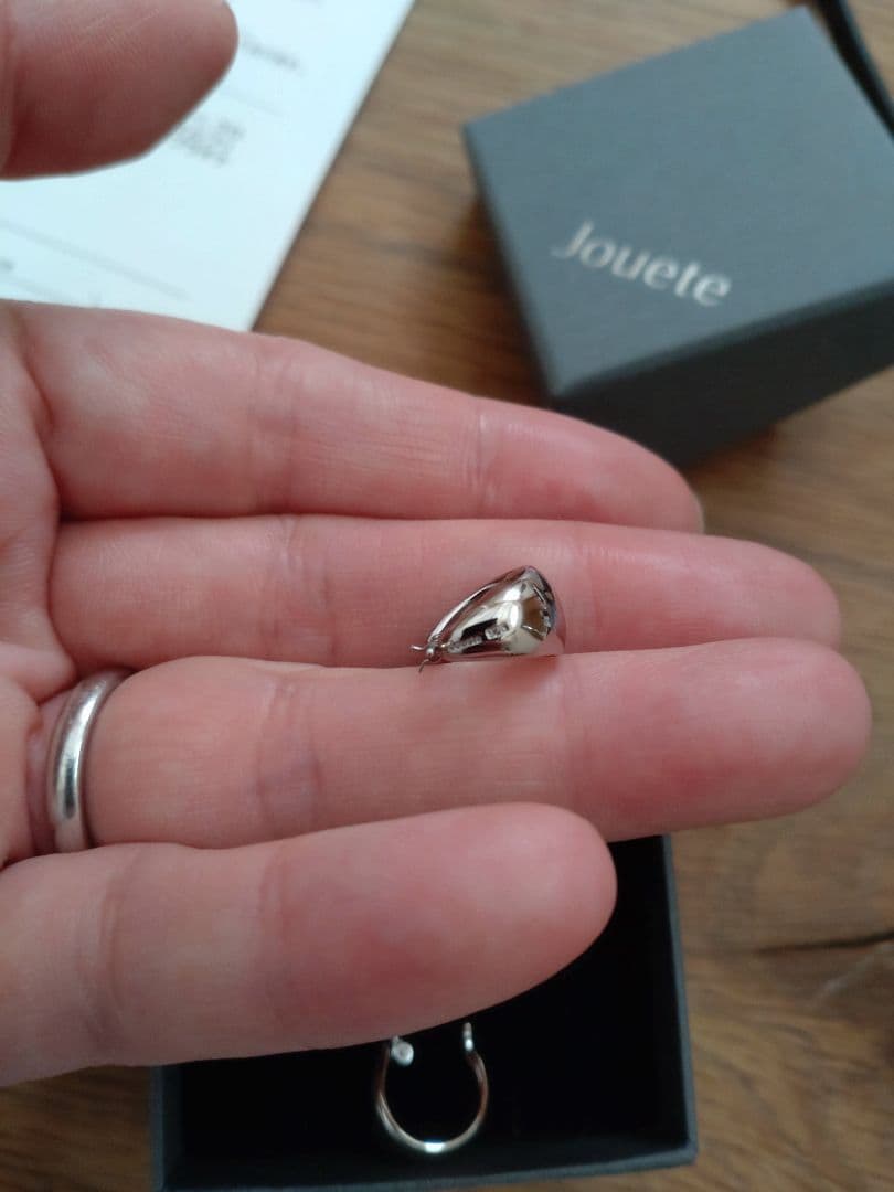 ジュエッテ】jouete プラチナコーティングピアス両耳シルバー15,