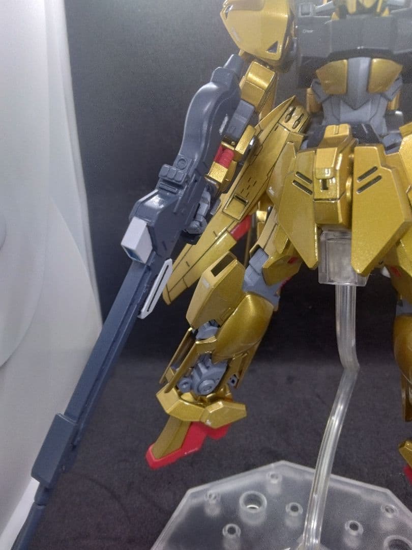 HG 百万式 メガシキ 塗装済み完成品 改造 台座 説明書付き