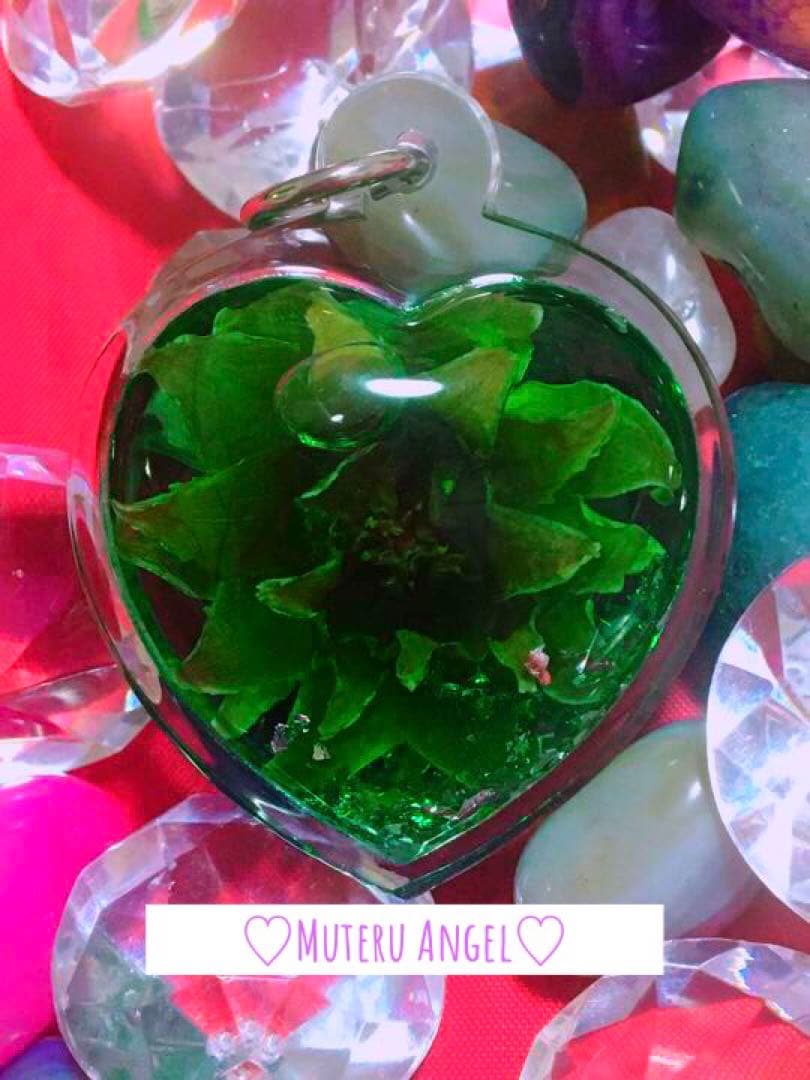 愛の花♡ ドークラックソーン　プラクルアン　緑　ハート 愛の花♡ ドークラックソーンプラクルアン緑ハート