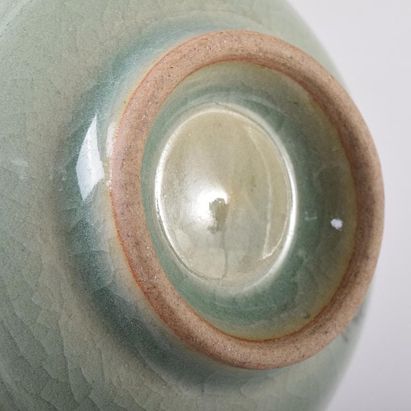 韓国人間文化財柳海剛（柳根瀅）作 象嵌鶴雲文など 盃 3点