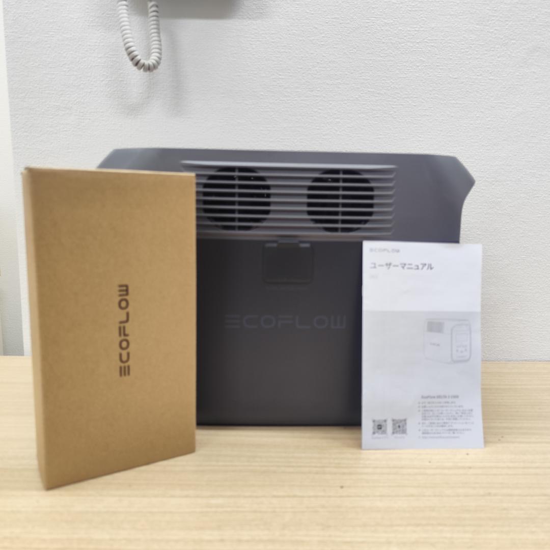 公式認定整備済品】EcoFlow Delta3 1500ポータブル電源 保証付