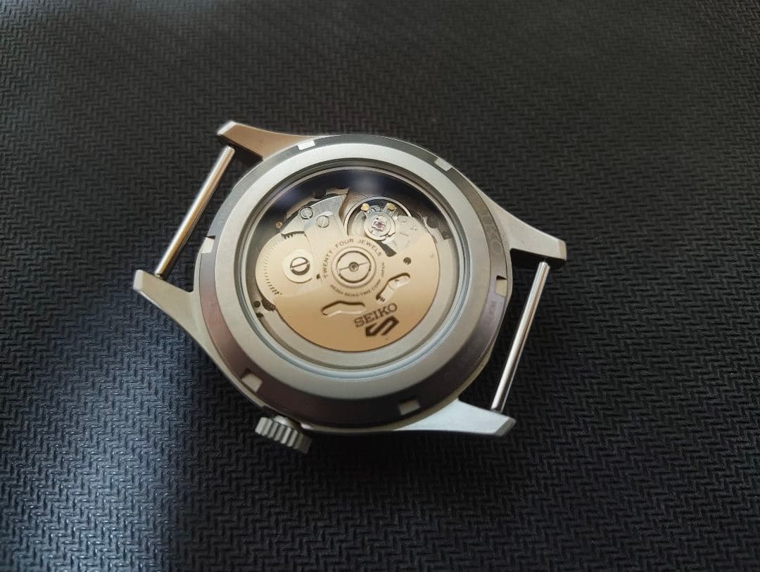 SEIKO5スポーツ SBSA115 自動巻き時計 おまけ付ブルーグレーダイヤル