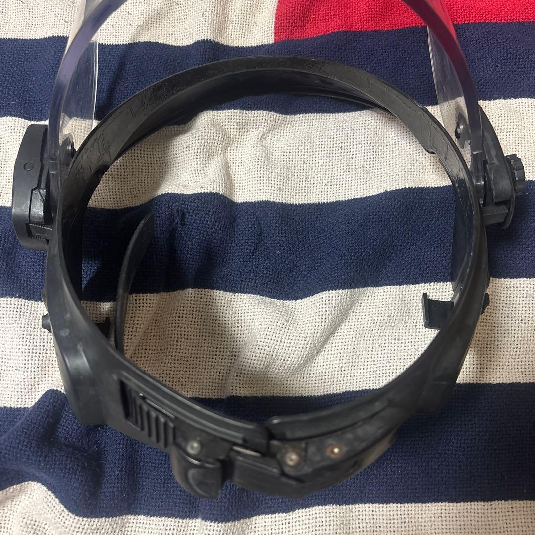 実物PAULSONフェイスシールド米警察装備CAGE CODE12858 B23