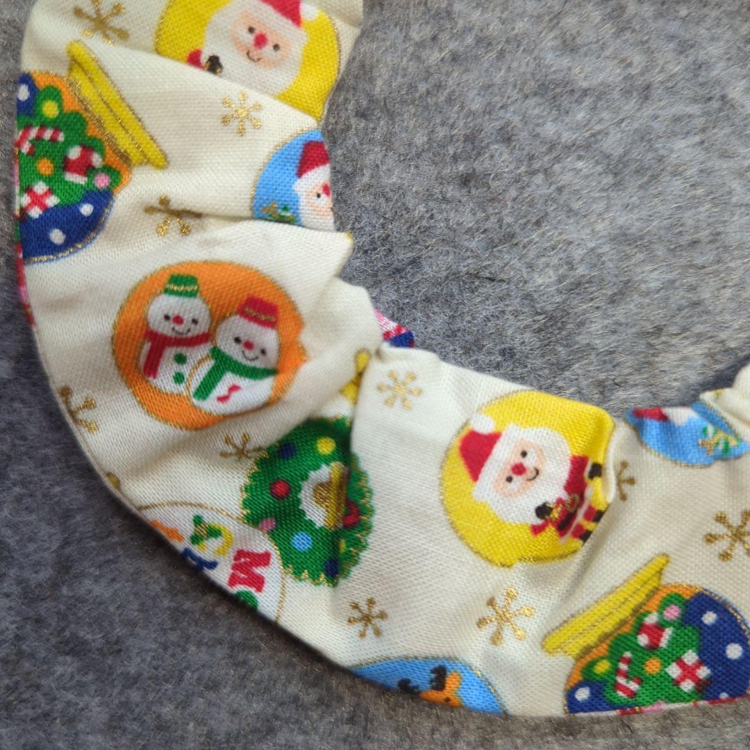 お正月、つまみ細工シングルリボン(ピンク③)わんちゃん猫ちゃん用首輪
