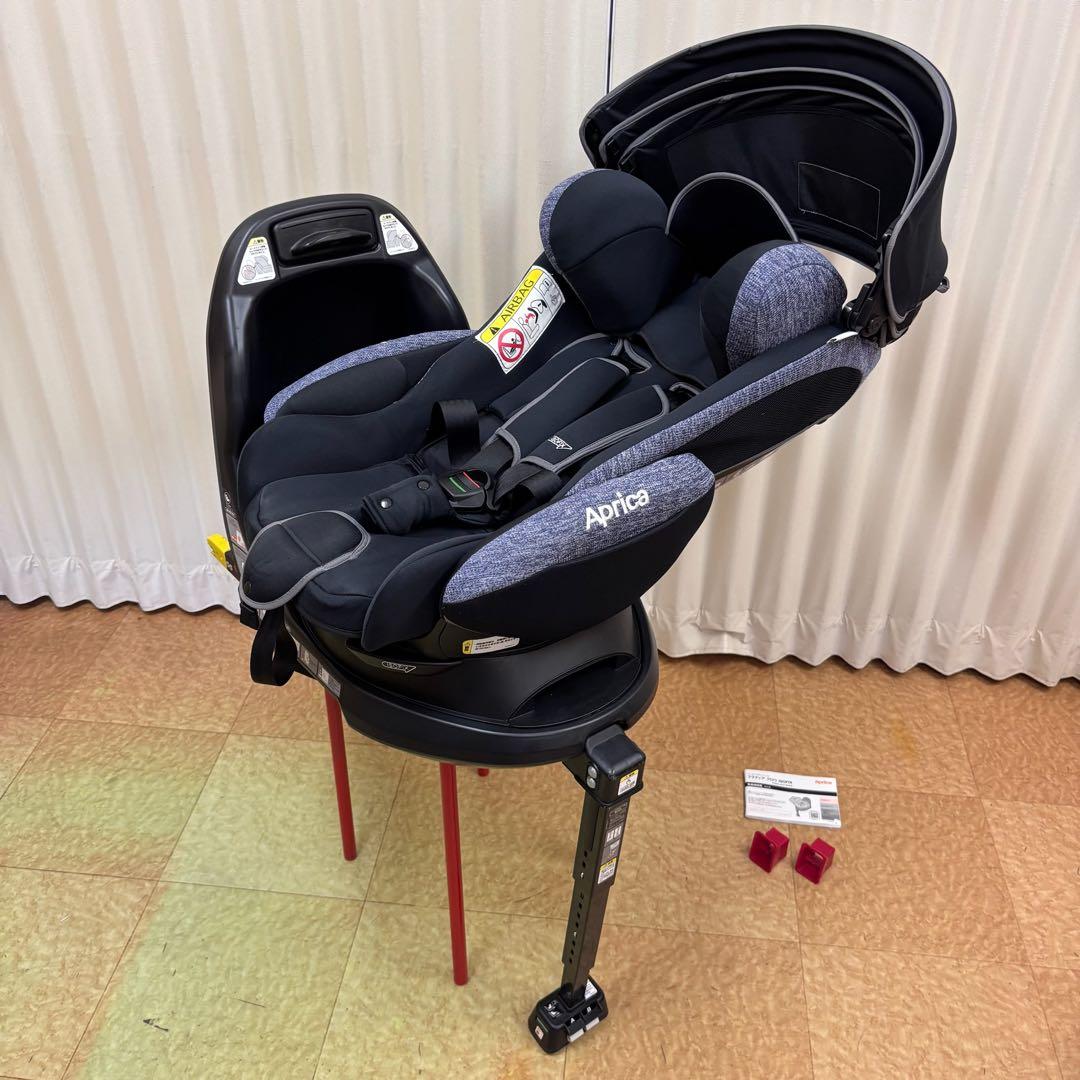 クリーニング済 綺麗 新生児 アップリカ フラディアグロウ ISOFIX