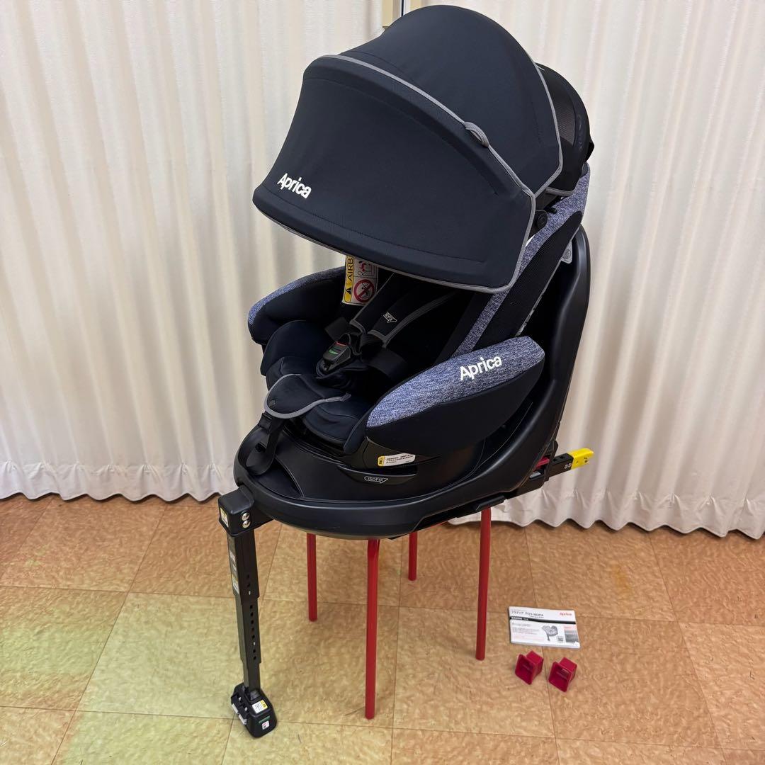 クリーニング済 綺麗 新生児 アップリカ フラディアグロウ ISOFIX