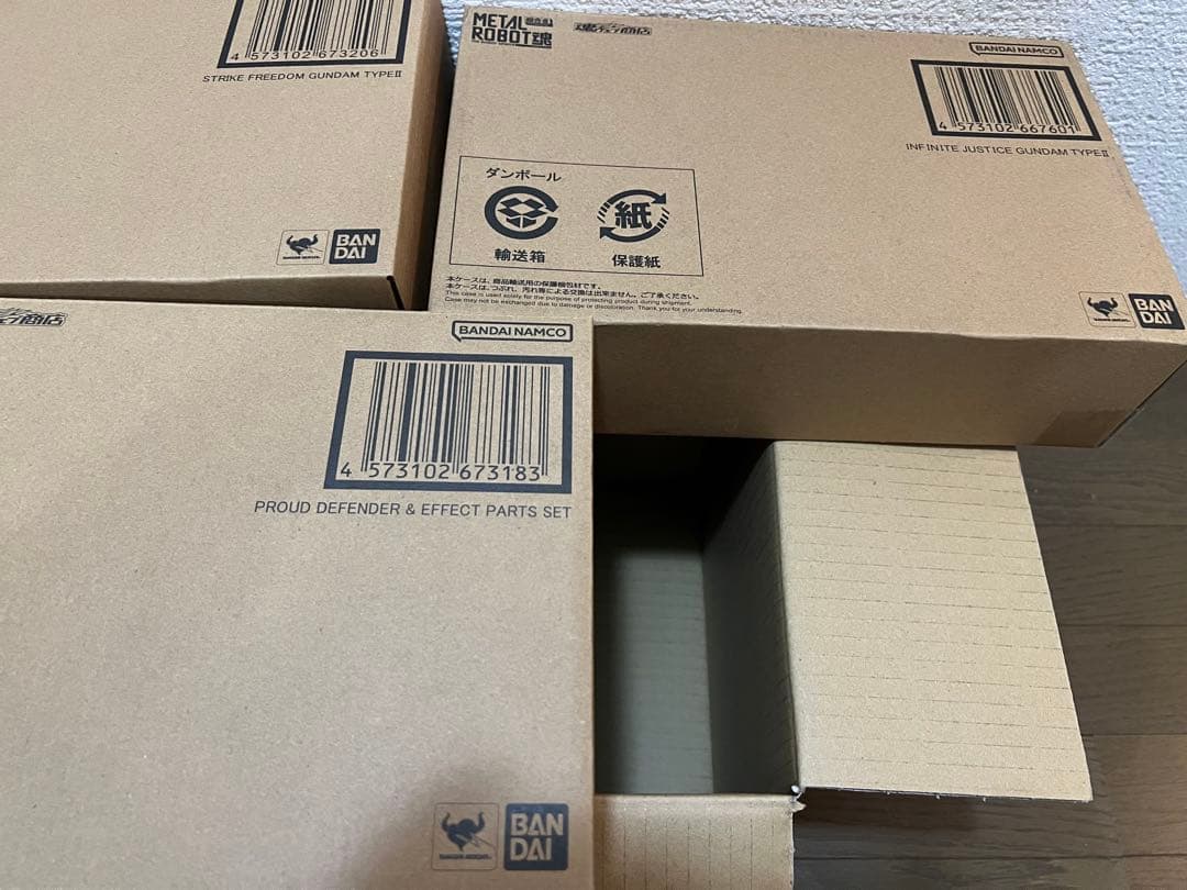 メタルロボット魂 ストフリ弐式・プラウドディフェンダー・インジャ弐式 3点セット