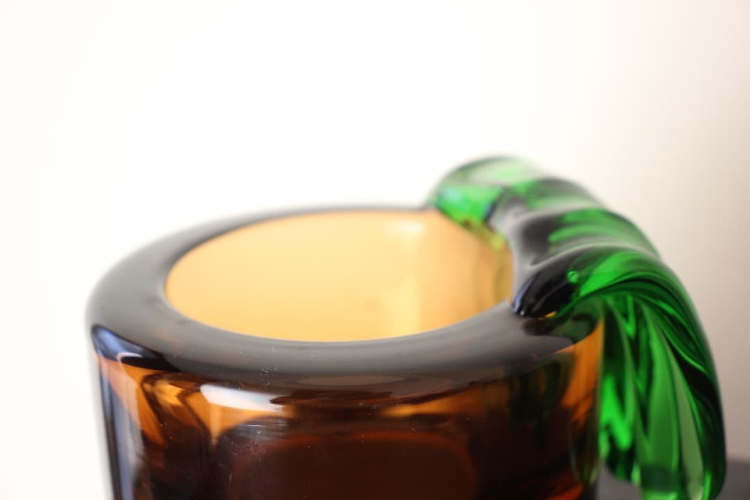 チェコ クリスタル ボヘミアングラス 物入れ ヨセフ・エクナー - メルカリ