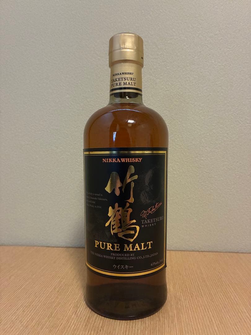 ニッカ 竹鶴 ピュアモルト 黒ラベル 700ml 43％ - メルカリ