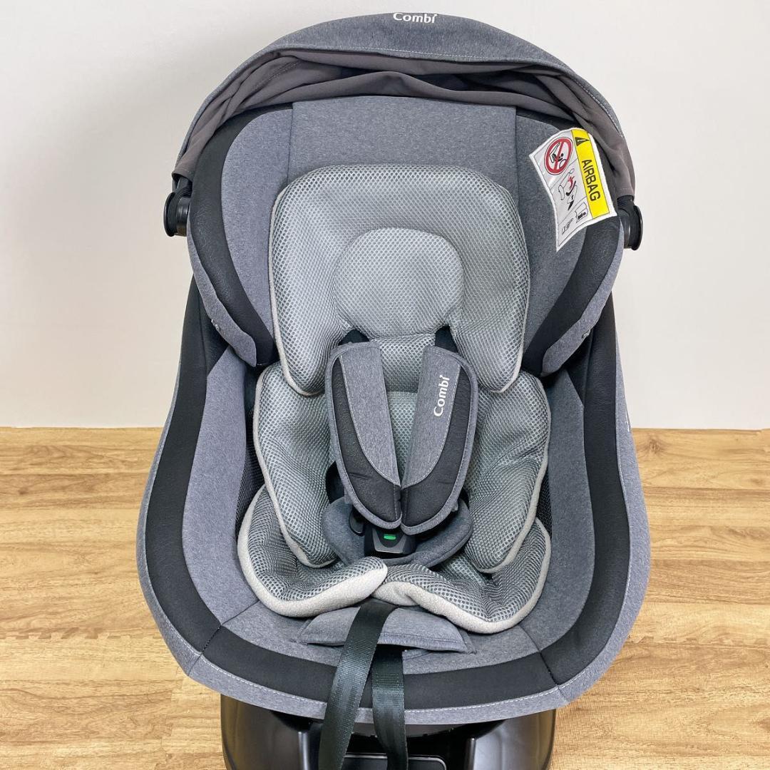 【美品】コンビ クルムーヴスマート ISOFIX エッグショック ホロ付　清掃済