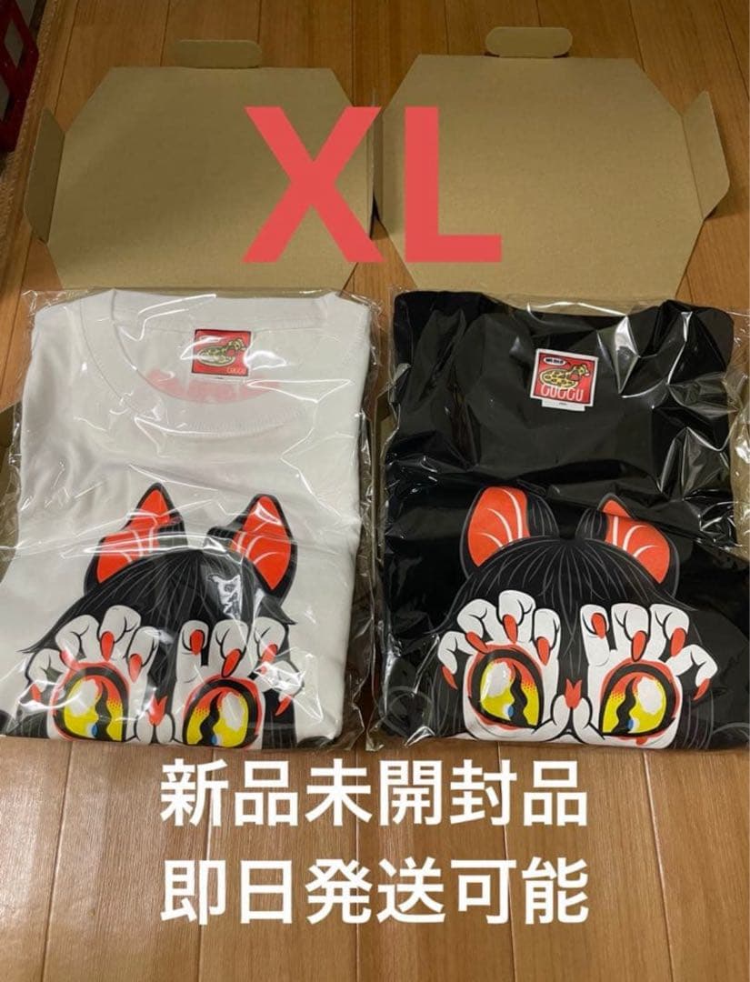 GRAPE BRAIN 戦慄！にぎるちゃん 222 ver. Tシャツ 白 黒 - メルカリ