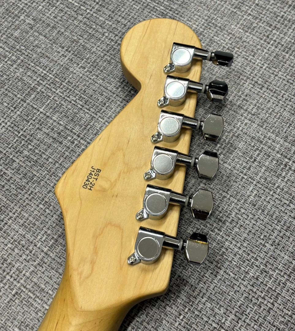 BUSKER'S BST-2H エレキギター ストラトタイプ 黒 バスカーズ