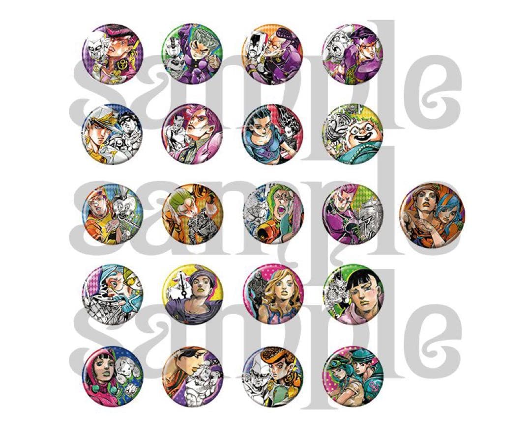 ジョジョ展 in S市杜王町 2017 コレクション缶バッジ コンプリートセット