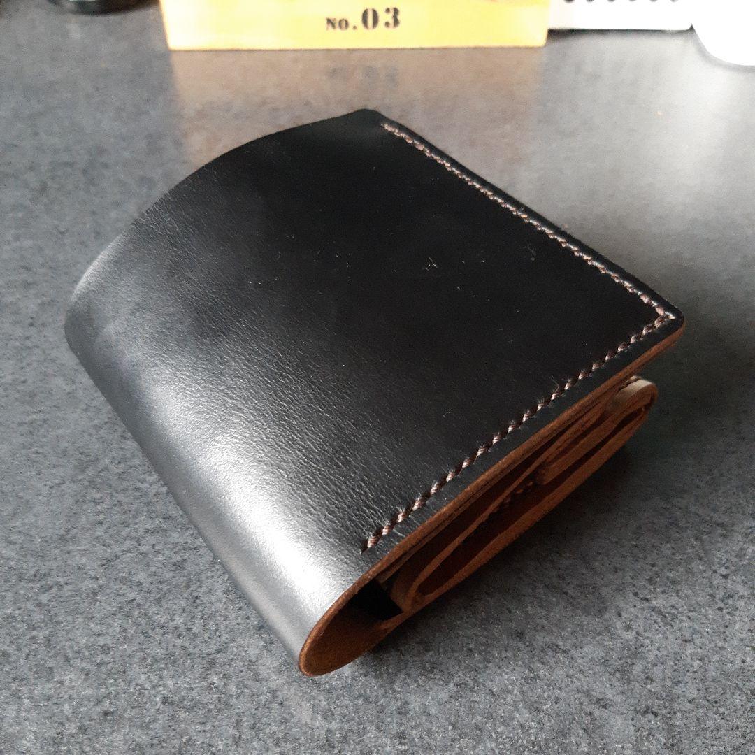 HORWEEN★クロムエクセル　二つ折り財布 ブラック★☆ブラウン