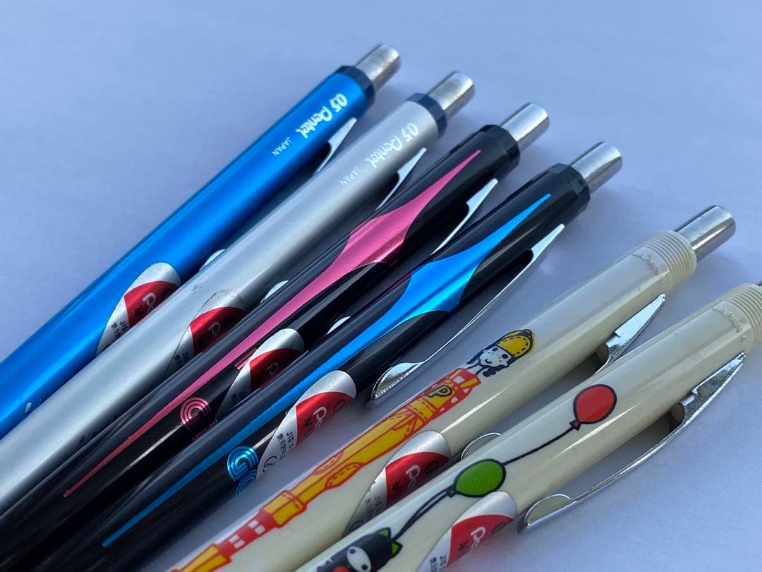 ぺんてる Pentel PS1045 シャープペンシル 0.5 シルバー 廃番 ゴールド