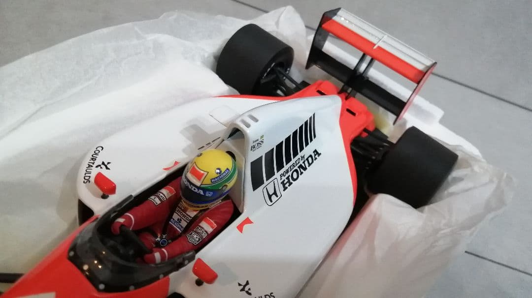 MINICHAMPS アイルトンセナ マクラーレン ホンダMP4/6 1991