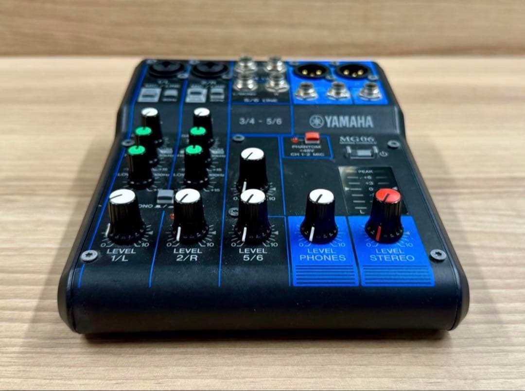Yamaha MG06 6chアナログミキサー