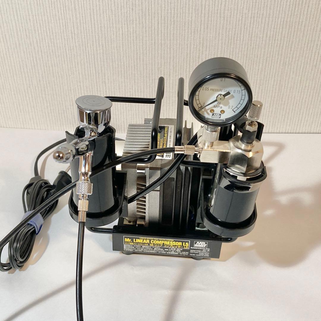 GSIクレオス L5 コンプレッサー PS313 動作確認済み 塗装 エアブラシ