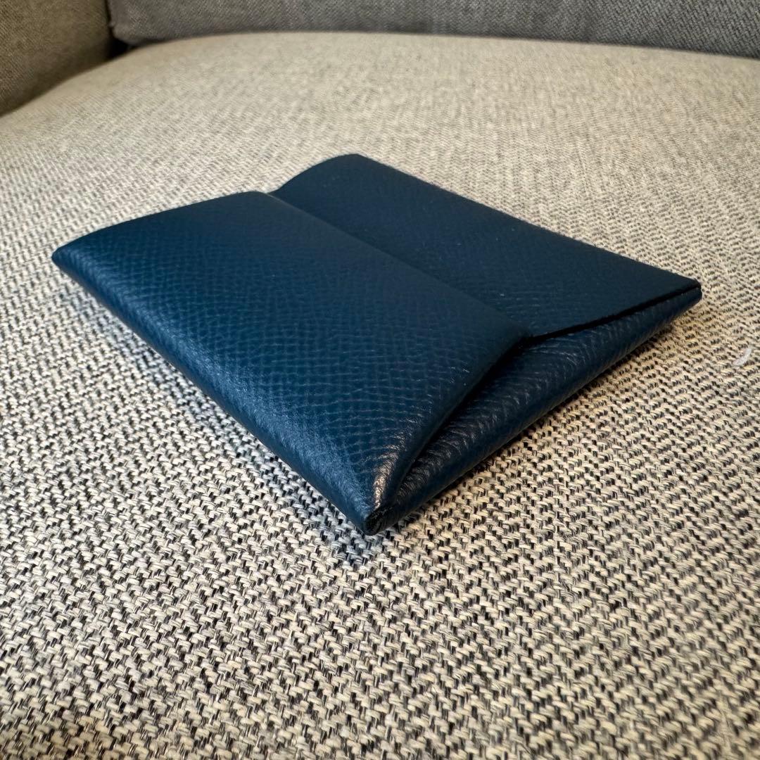 HERMES エルメス バスティア ケース ブルーインディゴ