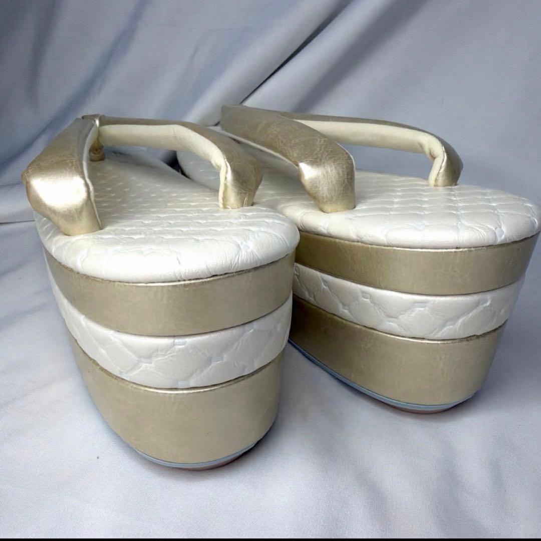 新品 2026年最新モデル 草履 バッグ セット 振袖用 白 日本製 フリー