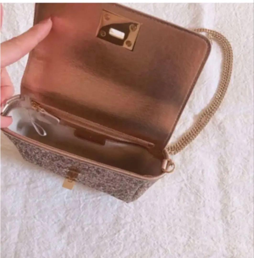 JIMMY CHOO ゴールド パーティーバッグ