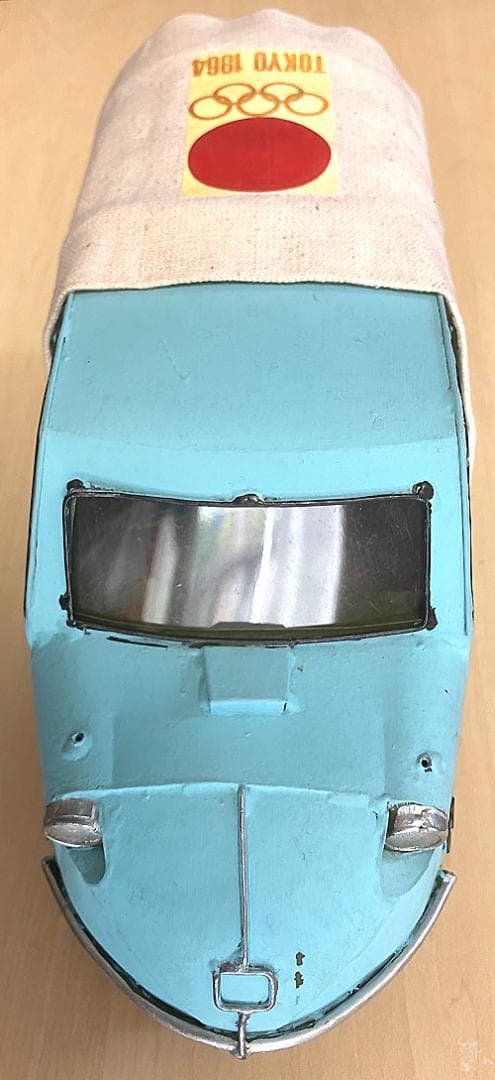 【注目アイテム】ブリキ自動車 改造自作品　ダイハツ　ミゼット　※素人製作