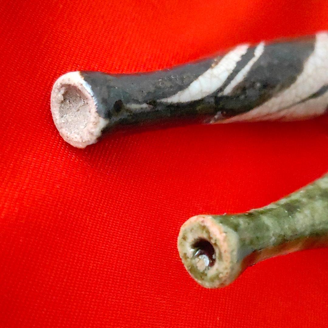 織部 煙管 2本組