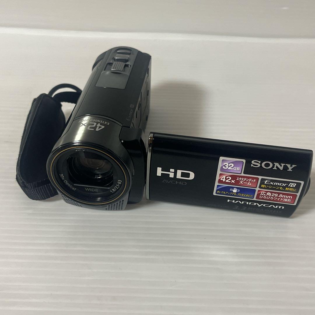 SONY Handycam HDR-CX180　ブラック　ビデオカメラ